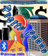 Bluetooth PrettyPenny game, phone game, j2me game, mobile game, midlet game.