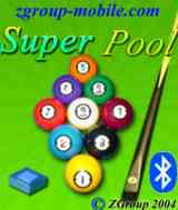 Bluetooth SuperPool game, phone game, j2me game, mobile game, midlet game.