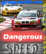 DangerousSpeed game, mobile games, j2me game, cellphone game, mobile game, midlet game.