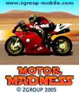 Motor Madness game, mobile games, j2me game, cellphone game, mobile game, midlet game.