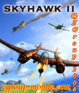 SkyHawk II game, phone game, j2me game, mobile game, midlet game.