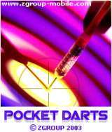 PocketDarts game, mobile games, j2me game, cellphone game, mobile game, midlet game.